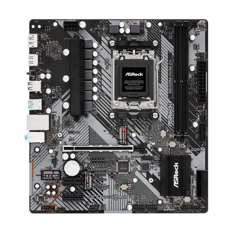 B650M-H/M.2+ - Motherboard - micro ATX - Socket AM5 - AMD B650 Chipsatz - USB...